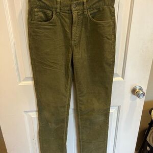 Brooks Brothers Olive Corduroy Trousers
